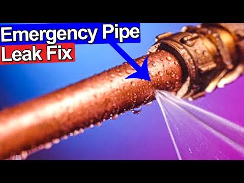 How to Fix a Hole in a Metal Water Pipe